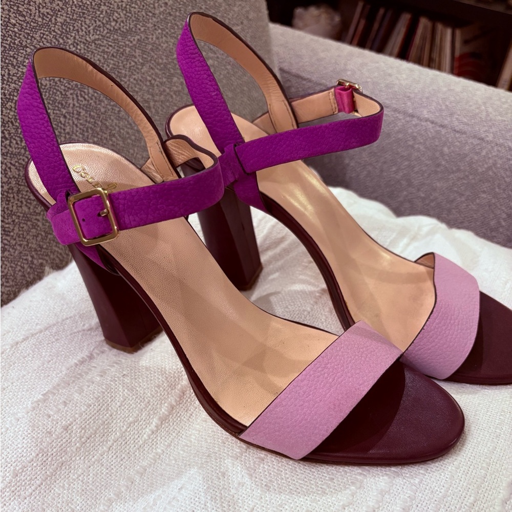 Cole Haan x Nike Air Minetta Purple Strappy Heel - Picture 5 of 6